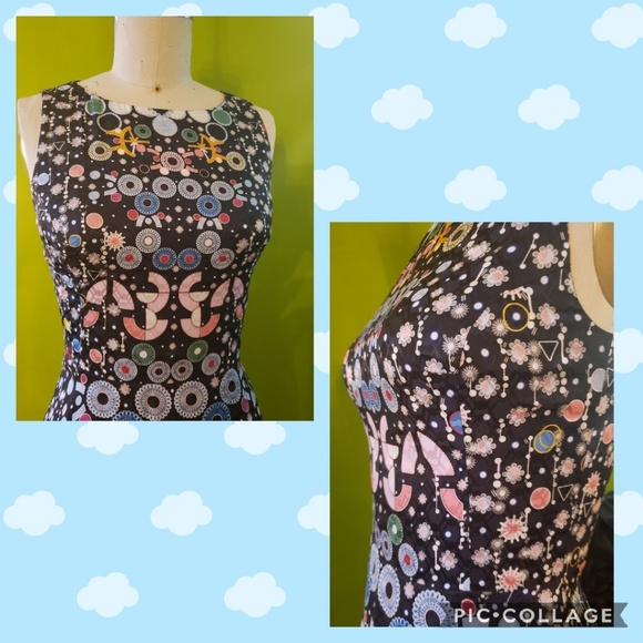 Peter Pilotto Sleeveless Asymmetric Silk Dress - Picture 3 of 8